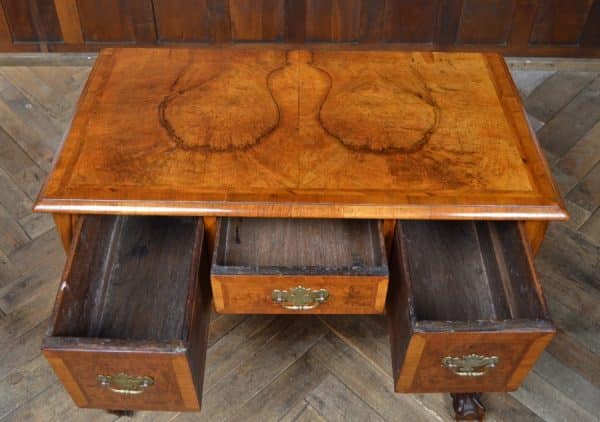 Georgian Walnut Chippendale Style Lowboy SAI2872 - Image 4