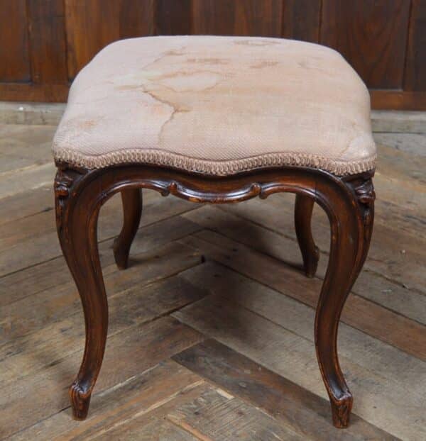 Victorian French Walnut Stool SAI2854 - Image 12