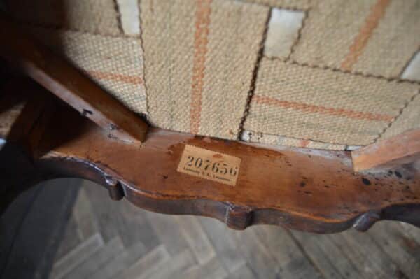 Victorian French Walnut Stool SAI2854 - Image 9