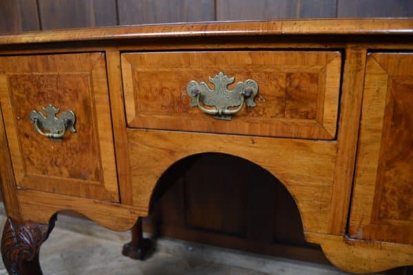 Georgian Walnut Chippendale Style Lowboy SAI2872 Antique Chest Of Drawers 10