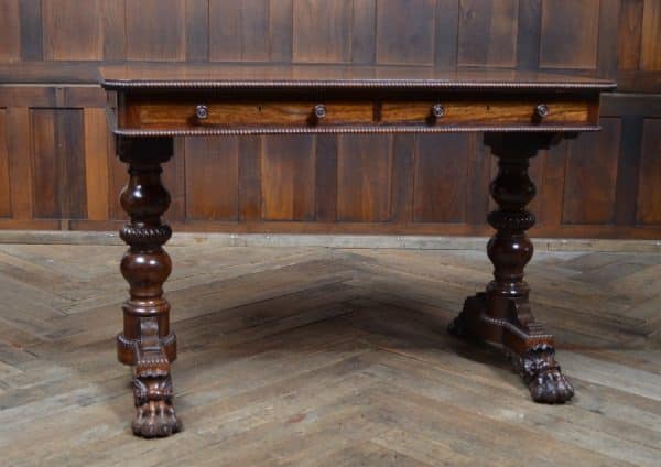 William IV Rosewood Library / Side Table SAI2873 - Image 2