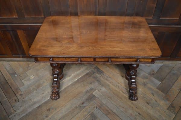 William IV Rosewood Library / Side Table SAI2873 - Image 6