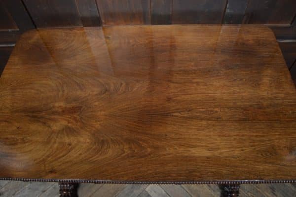 William IV Rosewood Library / Side Table SAI2873 - Image 7