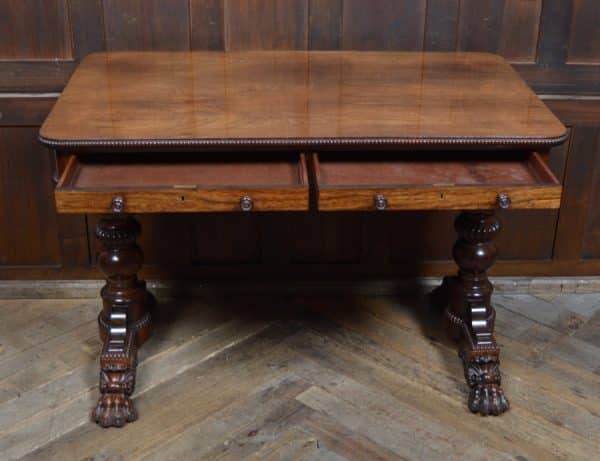 William IV Rosewood Library / Side Table SAI2873 Antique Furniture 10