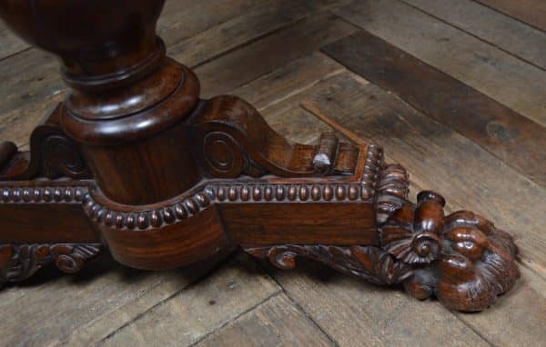 William IV Rosewood Library / Side Table SAI2873 - Image 10