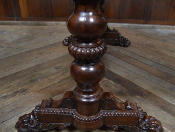 William IV Rosewood Library / Side Table SAI2873 - Image 21