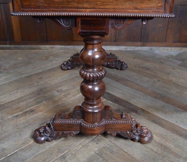 William IV Rosewood Library / Side Table SAI2873 Antique Furniture 22
