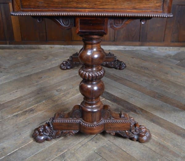 William IV Rosewood Library / Side Table SAI2873 - Image 20