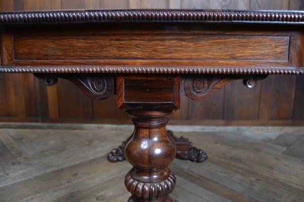 William IV Rosewood Library / Side Table SAI2873 Antique Furniture 21