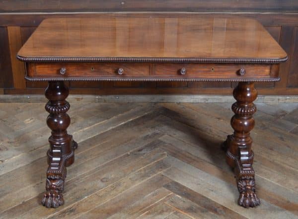 William IV Rosewood Library / Side Table SAI2873 - Image 18