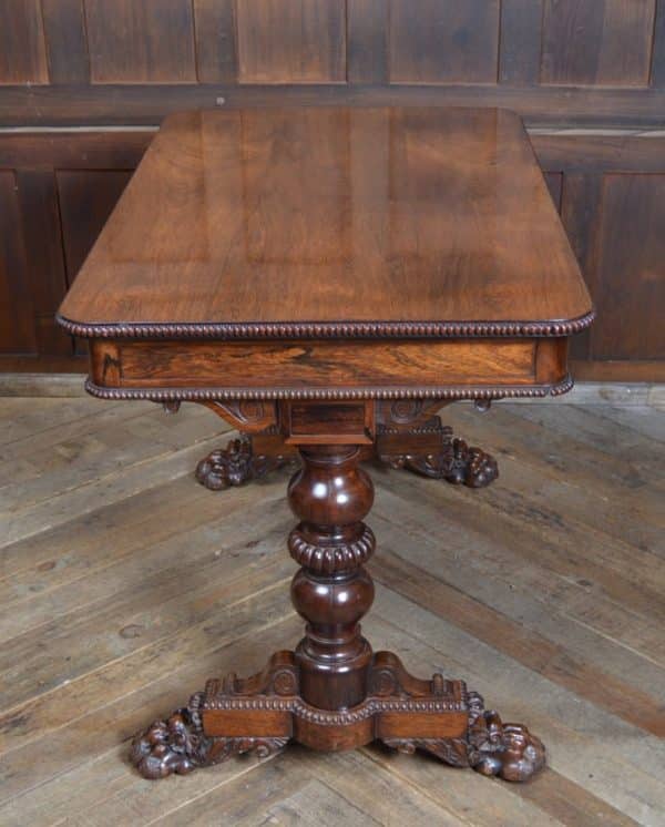 William IV Rosewood Library / Side Table SAI2873 Antique Furniture 19