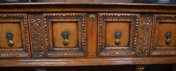 Edwardian Oak Pot Board Dresser Base SAI2874 Antique Dressers 14