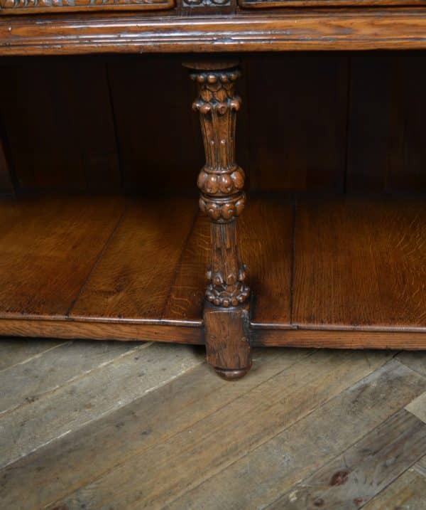 Edwardian Oak Pot Board Dresser Base SAI2874 Antique Dressers 13