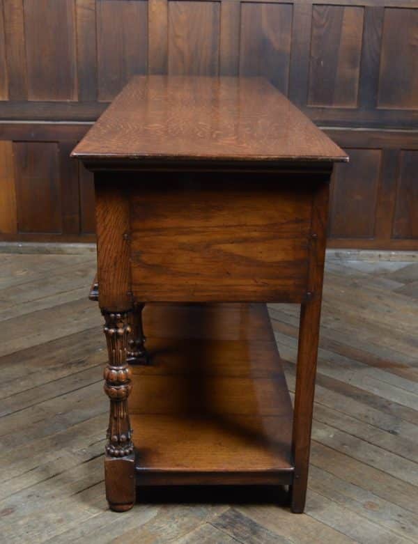 Edwardian Oak Pot Board Dresser Base SAI2874 - Image 5