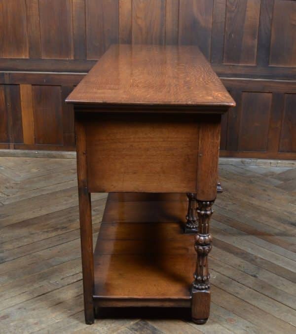 Edwardian Oak Pot Board Dresser Base SAI2874 - Image 3