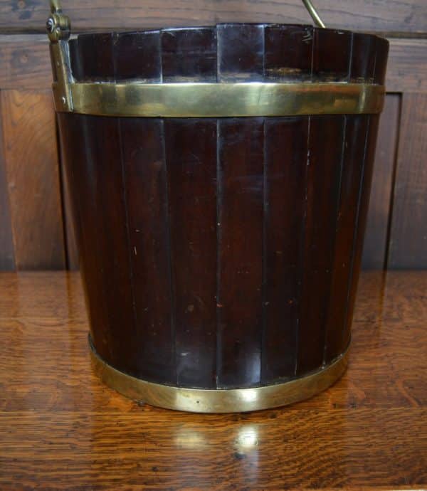 Georgian Mahogany Peat Bucket SAI2875 - Image 2