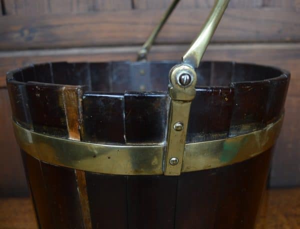 Georgian Mahogany Peat Bucket SAI2875 Miscellaneous 7