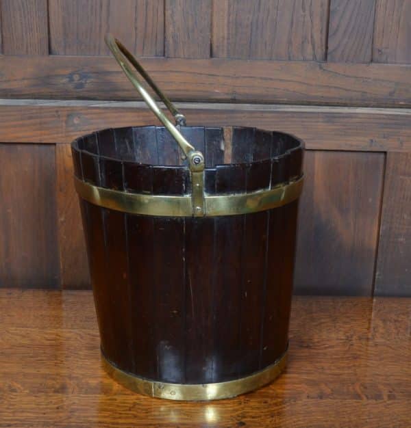 Georgian Mahogany Peat Bucket SAI2875 Miscellaneous 10