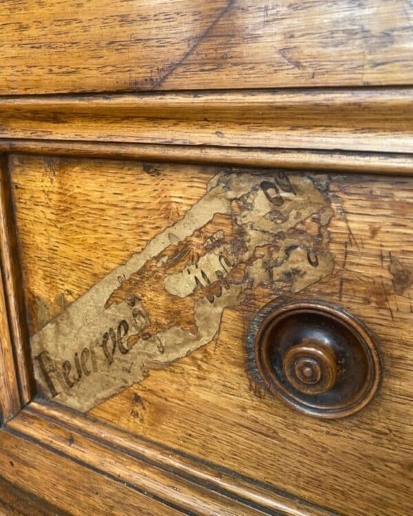 Antique French 19th Century Oak & Pine Apothecary Shop Cabinet Cupboard - Image 3