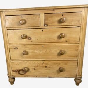 Antique Victorian Pine Two/Three Chest of Drawers, c 1870 Antique Miscellaneous