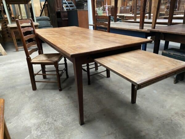 Antique French Cherrywood Refectory Dining Table, c 1860 Dining Miscellaneous 3
