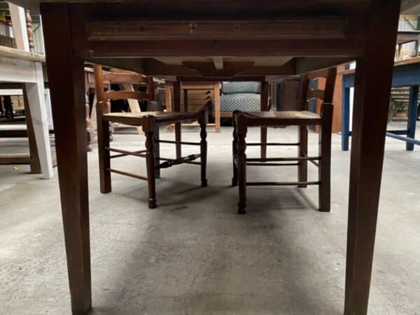 Antique French Cherrywood Refectory Dining Table, c 1860 Dining Miscellaneous 8