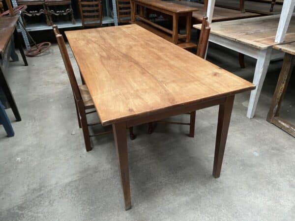 Antique French Cherrywood Refectory Dining Table, c 1860 Dining Miscellaneous 4