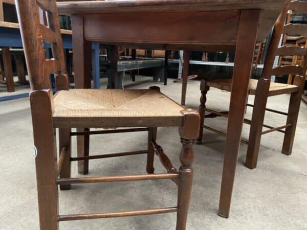 Antique French Cherrywood Refectory Dining Table, c 1860 Dining Miscellaneous 6