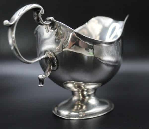 Georgian Silver Sauce Boat Antique Silver 7