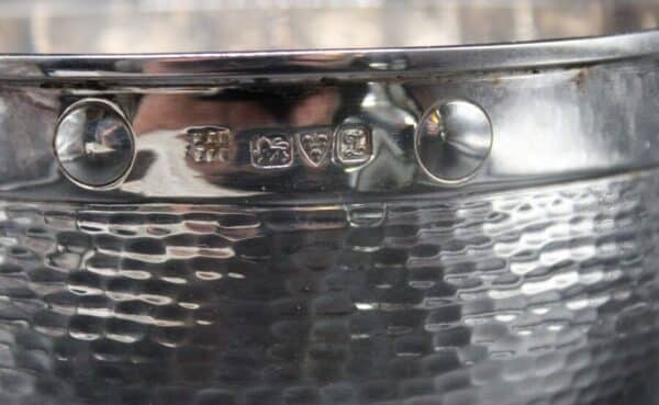 Chester Silver Arts And Crafts Boxed Bowl & Spoon - Image 8