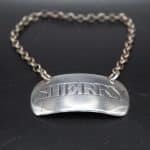 Silver Sherry Label London 1793 Antique Silver