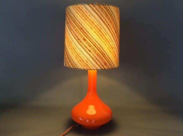 Mid Century Danish Holmegaard Lamp danish Antique Lighting 3