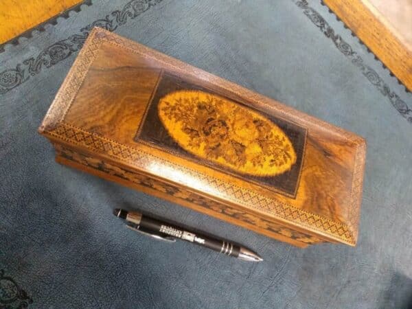 A Victorian Oblong Tunbridge Ware Box