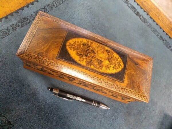 A Victorian Oblong Tunbridge Ware Box Tunbridge Ware Miscellaneous 3