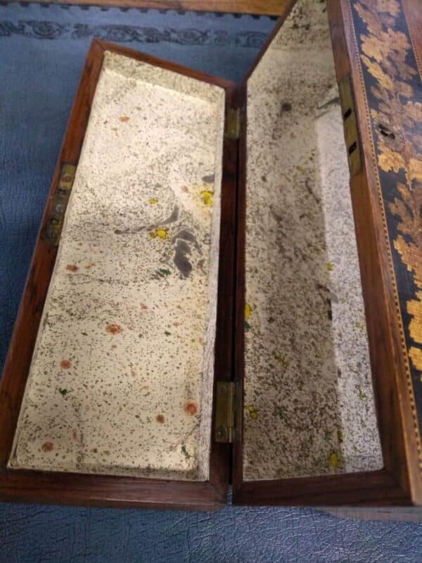 A Victorian Oblong Tunbridge Ware Box - Image 6