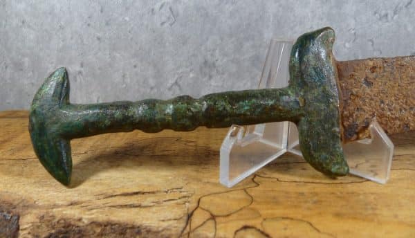 Roman bronze and iron Knife on Column Handle 1st-4th century AD. (Ref: 40745) Antique Collectibles 8