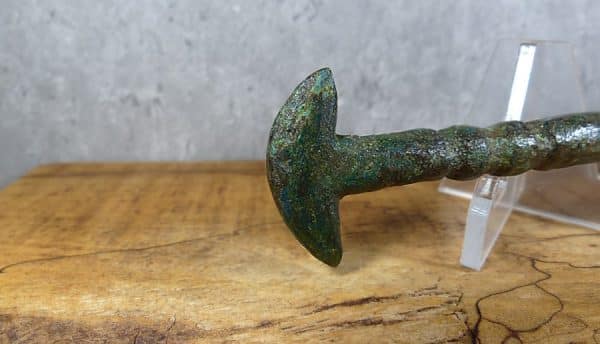 Roman bronze and iron Knife on Column Handle 1st-4th century AD. (Ref: 40745) Antique Collectibles 10