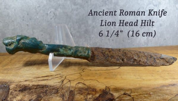 Roman bronze and iron Knife on Column Handle 1st-4th century AD. Ref 40746 ancient, Antique Collectibles 3