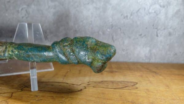 Roman bronze and iron Knife on Column Handle 1st-4th century AD. Ref 40746 ancient, Antique Collectibles 9