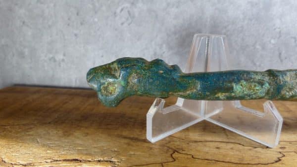 Roman bronze and iron Knife on Column Handle 1st-4th century AD. Ref 40746 ancient, Antique Collectibles 6