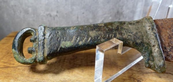 Roman bronze and iron Knife, wide blade (Ref: 40747) Antique Collectibles 7