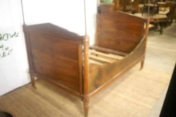 Antique Ciel de Lit Walnut Bed, c 1790 - Image 21