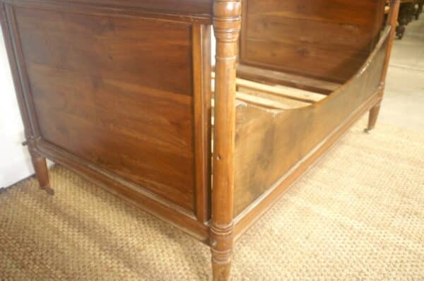 Antique Ciel de Lit Walnut Bed, c 1790 - Image 20