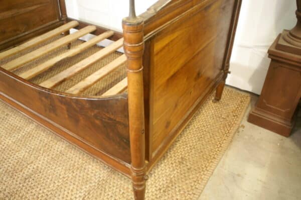 Antique Ciel de Lit Walnut Bed, c 1790 - Image 15