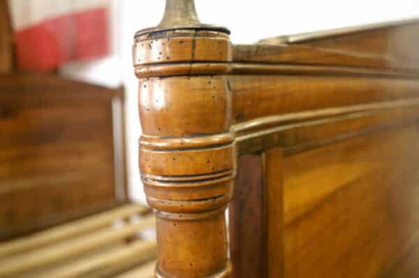 Antique Ciel de Lit Walnut Bed, c 1790 - Image 14