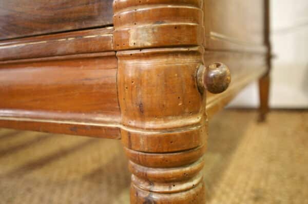 Antique Ciel de Lit Walnut Bed, c 1790 - Image 13
