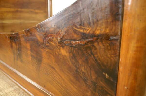 Antique Ciel de Lit Walnut Bed, c 1790 - Image 12