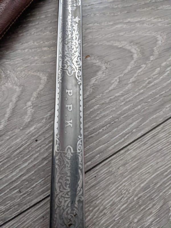 Honourable artillery officers sword Percy Patrick Kelly ww1 Antique Swords 8