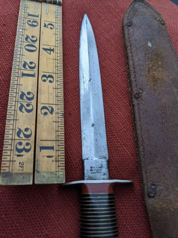 Ww2 commando knife William Rogers Sheffield Pocket knife Military & War Antiques 9