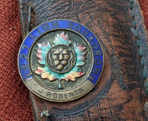 RAF 427 lion squadron ww2 knife j.roberts extremely rare